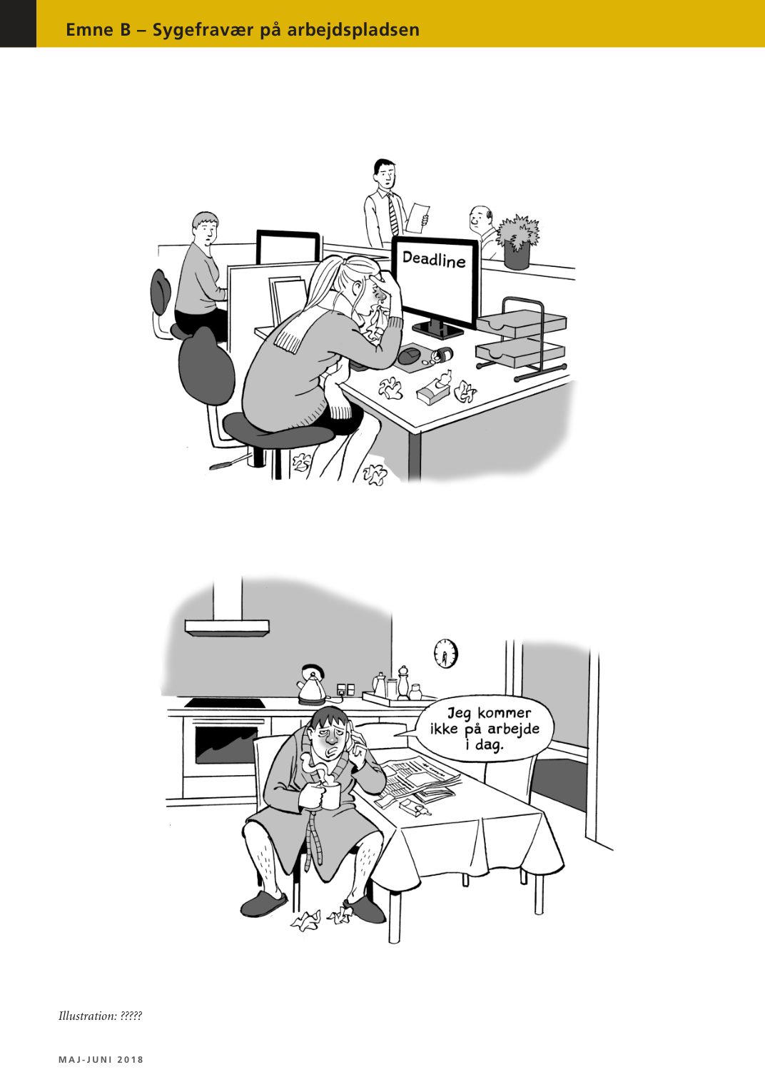 Sick leave at the workplace