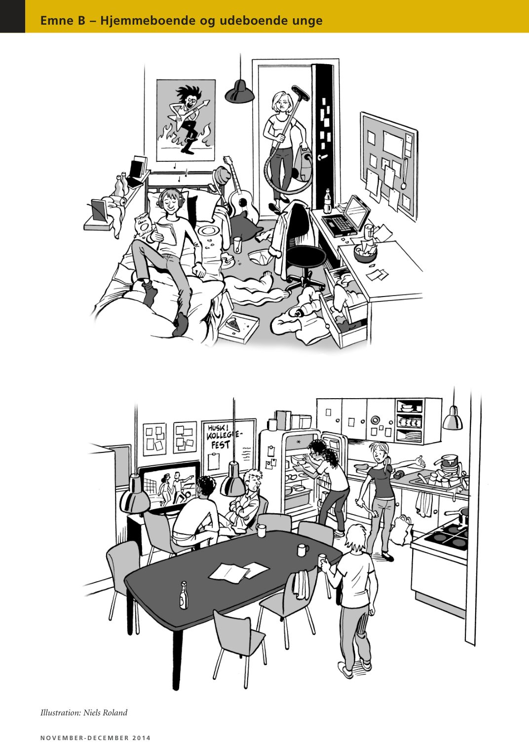 Young people living at home vs. living independently